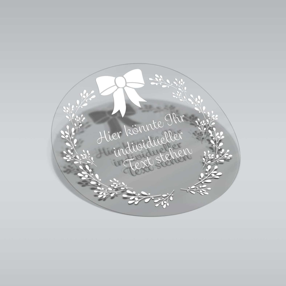 Weihnachten Aufkleber für Geschenke - 24 Stück Personalisierte transparente Aufkleber - FOTOFOL
