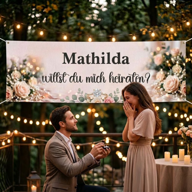 FOTOFOL - Heiratsantrag, Verlobung, Banner Heiratsantrag, Verlobungsantrag, Heiratsantrag Männer, gleichgeschlechtliche Ehe, gay proposal, LGBTQ Verlobung, Antragsideen, Willst du mich heiraten, personalisiertes Banner, Verlobungsideen, romantischer Heiratsantrag, Überraschung Verlobung, Banner mit Namen, Heiratsantrag Deko, Verlobungsbanner, Heiratsantrag Überraschung