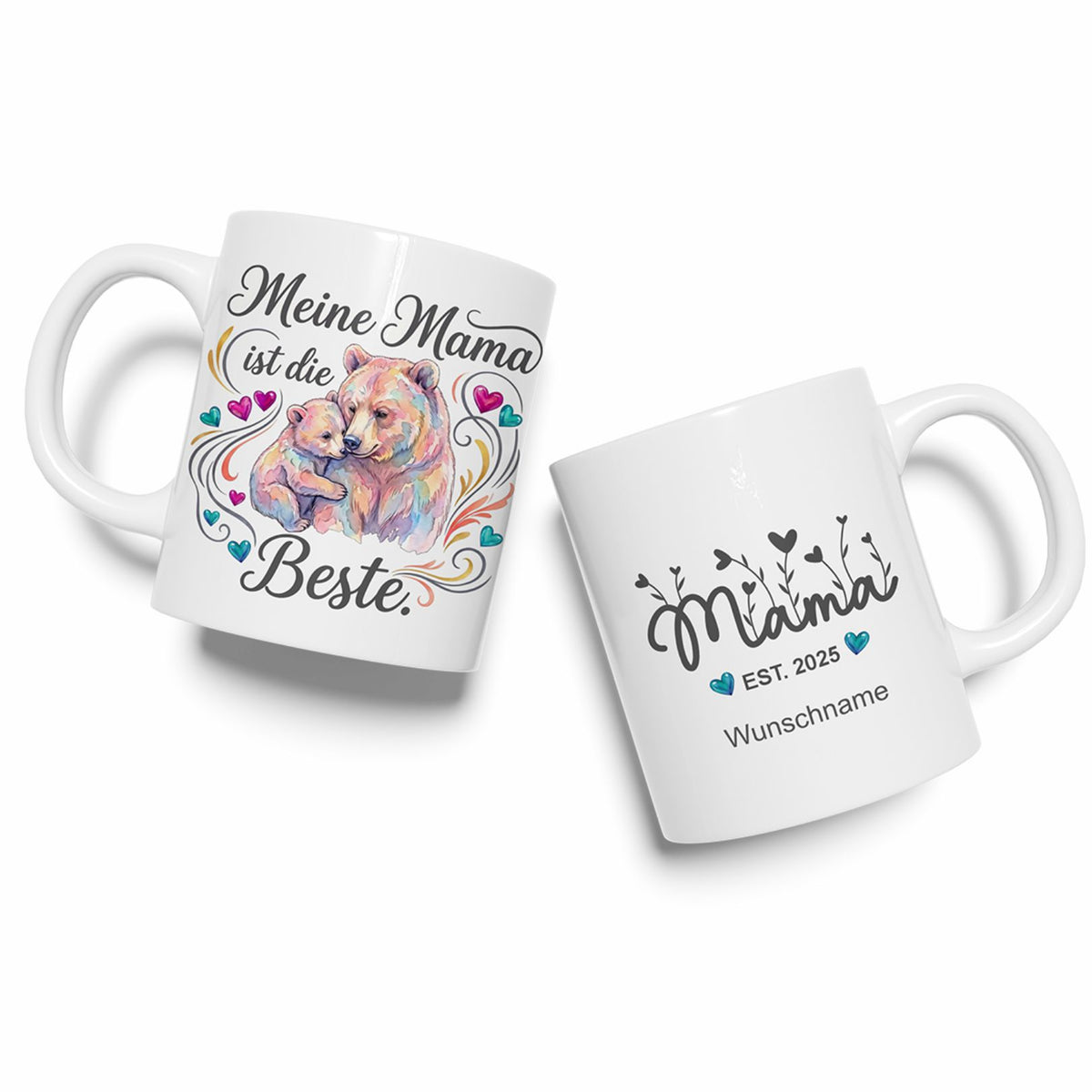 FOTOFOL-Personalisierte Tasse - Meine Mama ist die Beste - personalisiert mit Wunschname