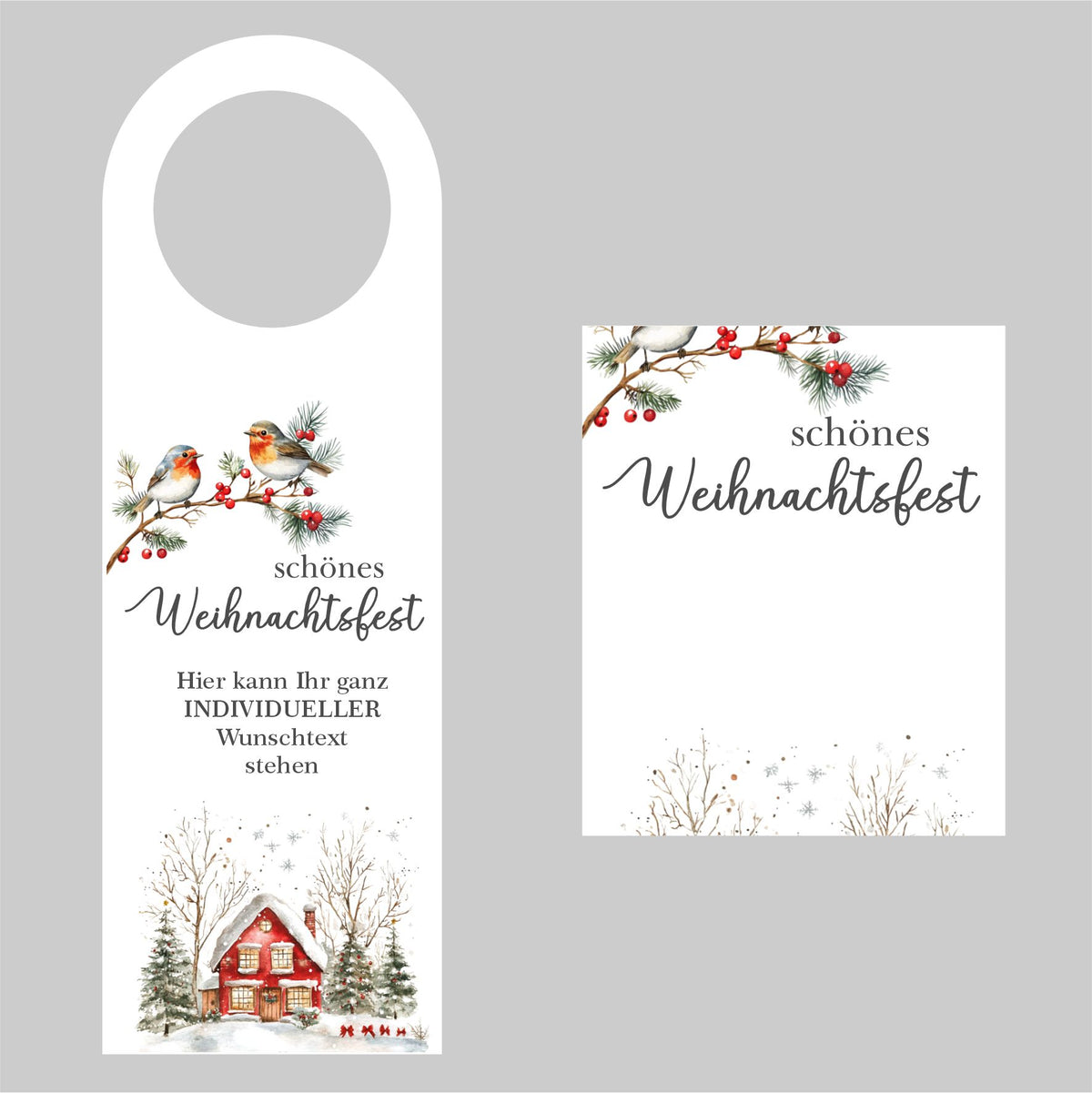 Flaschenanhänger für Weihnachten und Silvester - FOTOFOL