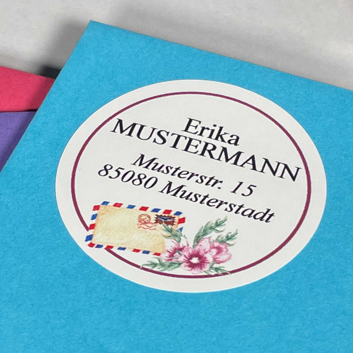 FOTOFOL Individuelle Adressaufkleber mit vielen Motiven & Farben | Kleine Adressaufkleber & Adressetiketten selbst gestalten | Adressetiketten/Adressaufkleber in höchster Qualität | Ideal für das Versenden Ihrer Briefe oder Pakete
