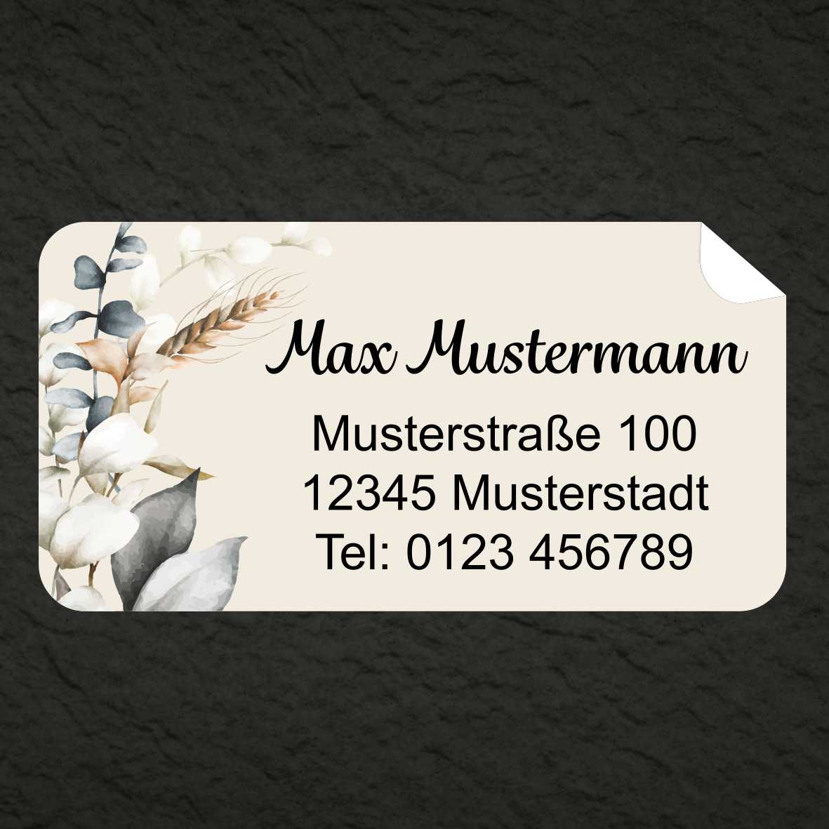 FOTOFOL Individuelle Adressaufkleber mit vielen Motiven & Farben | Kleine Adressaufkleber & Adressetiketten selbst gestalten | Adressetiketten/Adressaufkleber in höchster Qualität | Ideal für das Versenden Ihrer Briefe oder Pakete