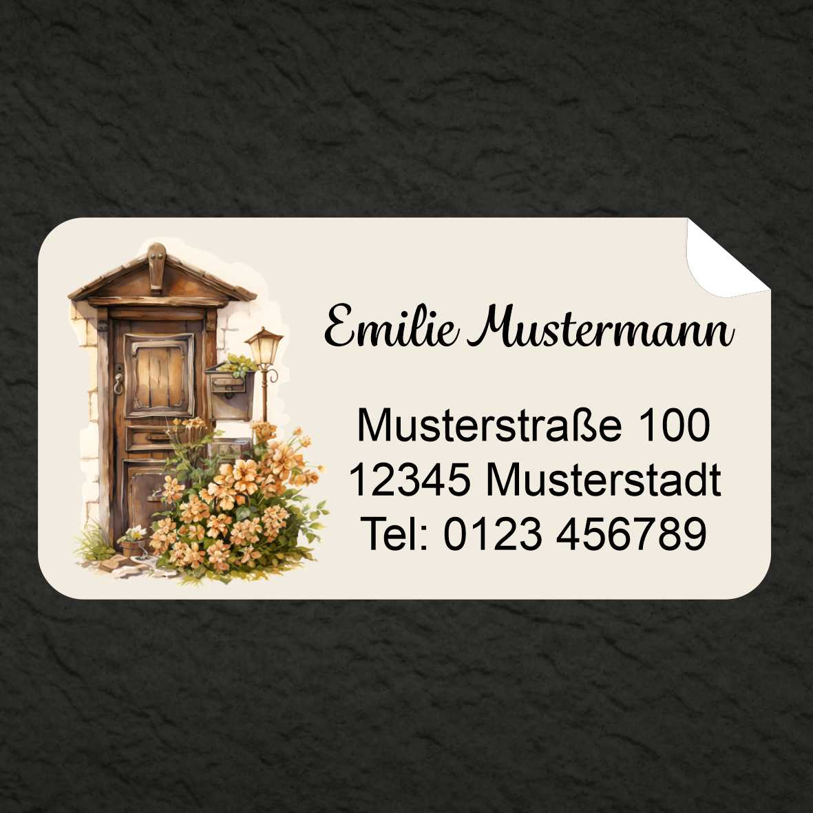 FOTOFOL Individuelle Adressaufkleber mit vielen Motiven & Farben | Kleine Adressaufkleber & Adressetiketten selbst gestalten | Adressetiketten/Adressaufkleber in höchster Qualität | Ideal für das Versenden Ihrer Briefe oder Pakete