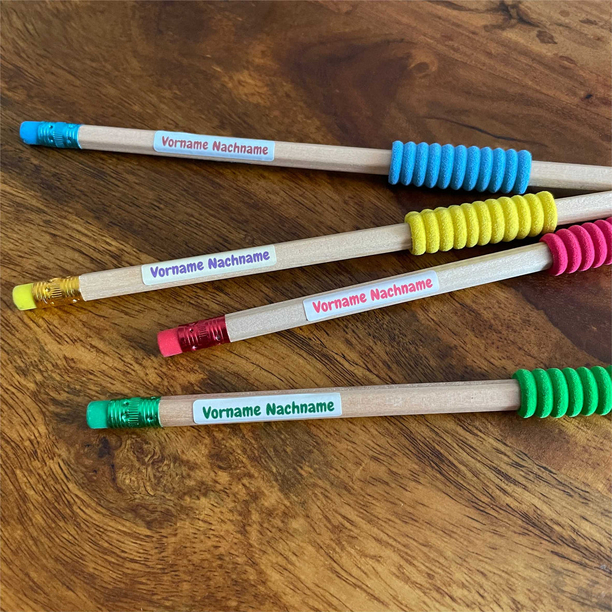 Namensaufkleber Set - personalisiert mit Wunschname für Stifte und alle Schulsachen - Ballerinen - FOTOFOL