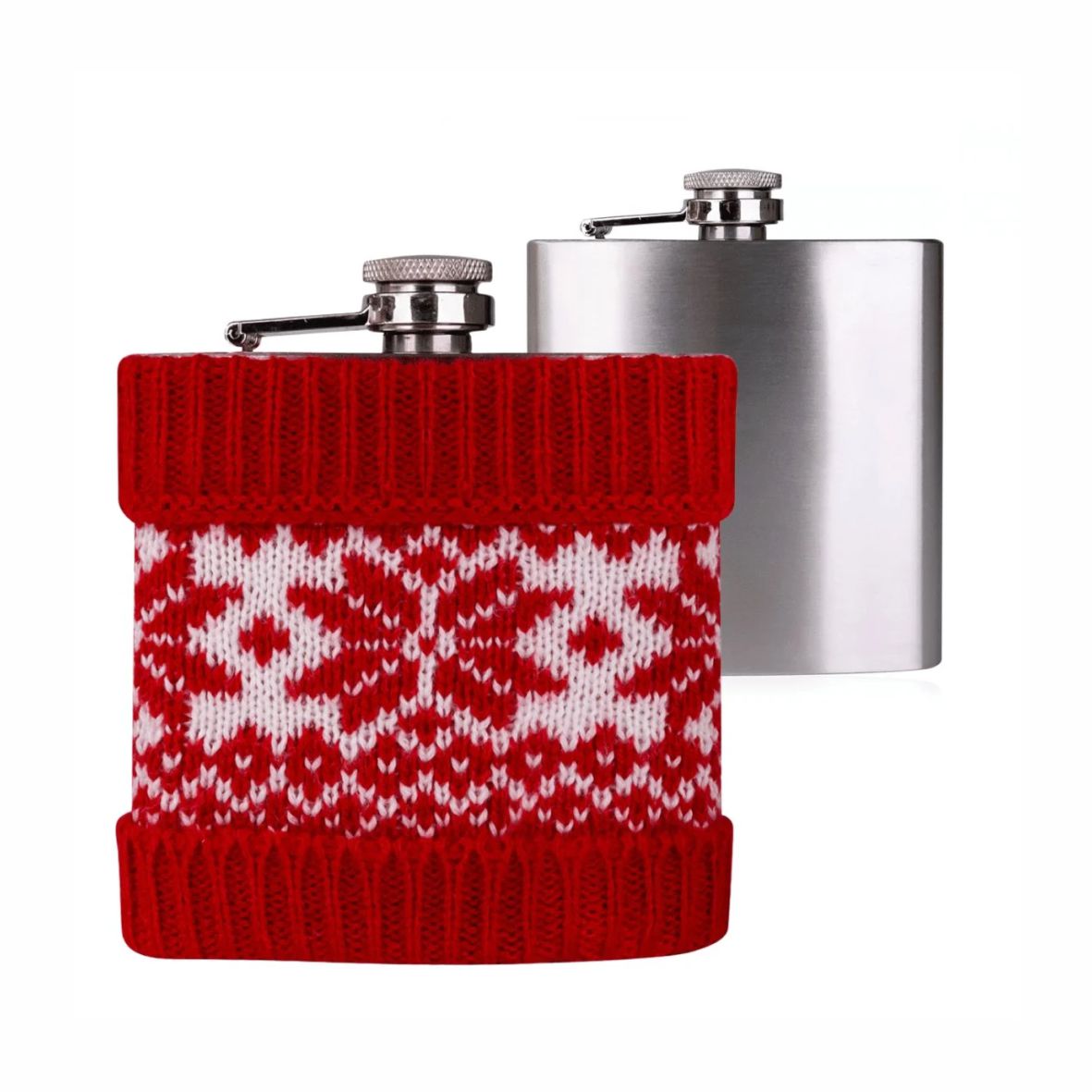 Geschenkset Alpine Chic - Duschgel + Flachmann - FOTOFOL