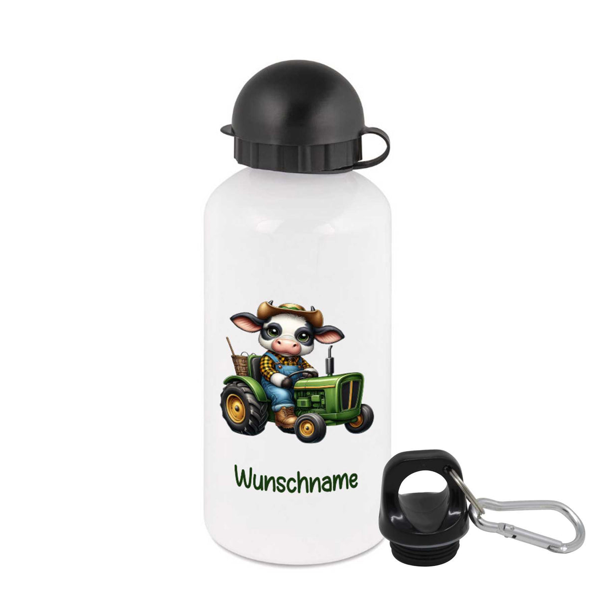 Trinkflasche für Kinder personalisiert mit Namen - Bauer - FOTOFOL