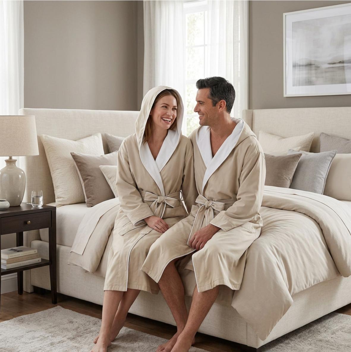 FOTOFOL-Fleece-Bademantel Kapuze PERSONALISIERT mit Name 100%Baumwolle Luxus-Bademantel
