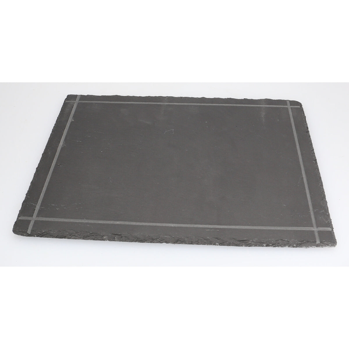 Eckige Schieferplatten 2 Stück – 30/40 cm – Servierplatten für Käse, BBQ & Tapas – auch mit Gravur - FOTOFOL