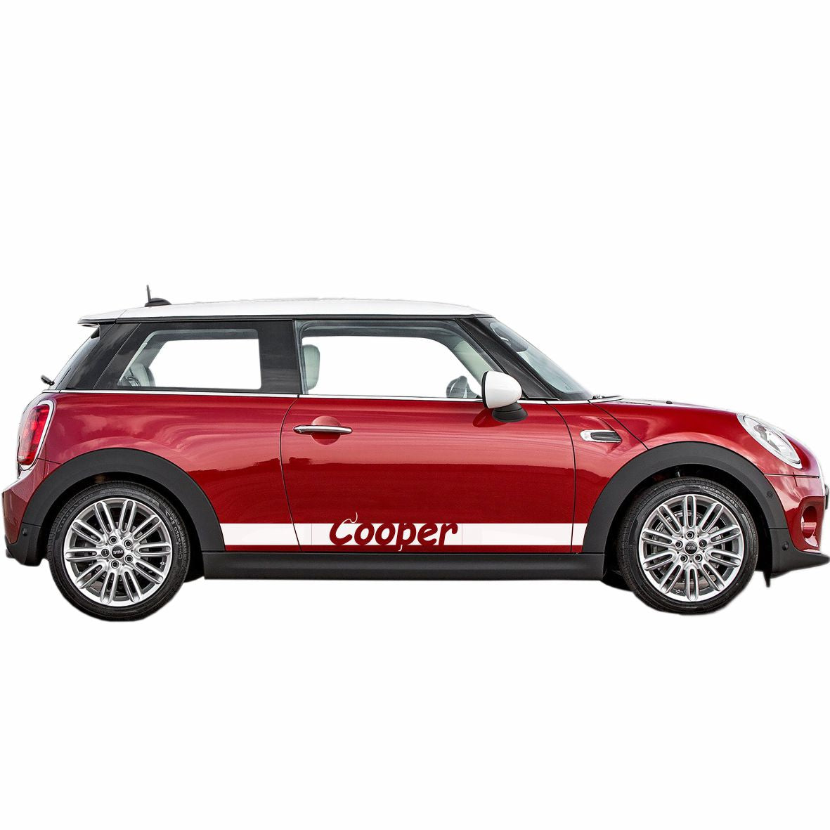 Seitenstreifen Mini Cooper "Cooper" Aufkleber Auto Sticker 180 x 19 cm - FOTOFOL