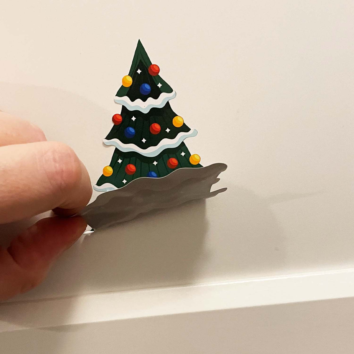 Aufkleber Weihnachten Häuser - Weihnachtsmann-Geschenke, Weihnachtsdekoration – Möbel, Kühlschrank, Fenster, Wand, Laptop - FOTOFOL