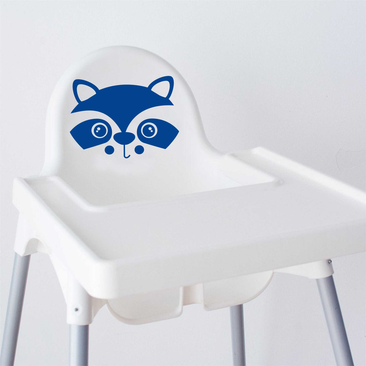 Aufkleber Sticker Waschbär passt für IKEA ANTILOP MAMMUT Kinderstuhl Hocker Kinder - FOTOFOL