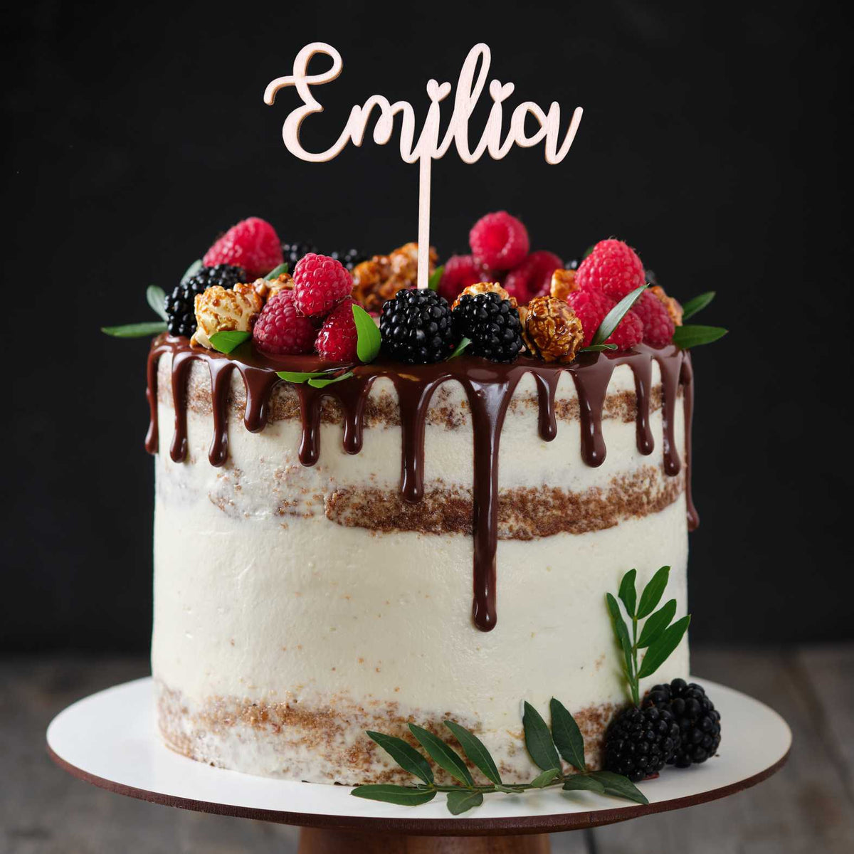 CAKE TOPPER Wunschname personalisiert- Tortendeko & Kuchendeko - FOTOFOL