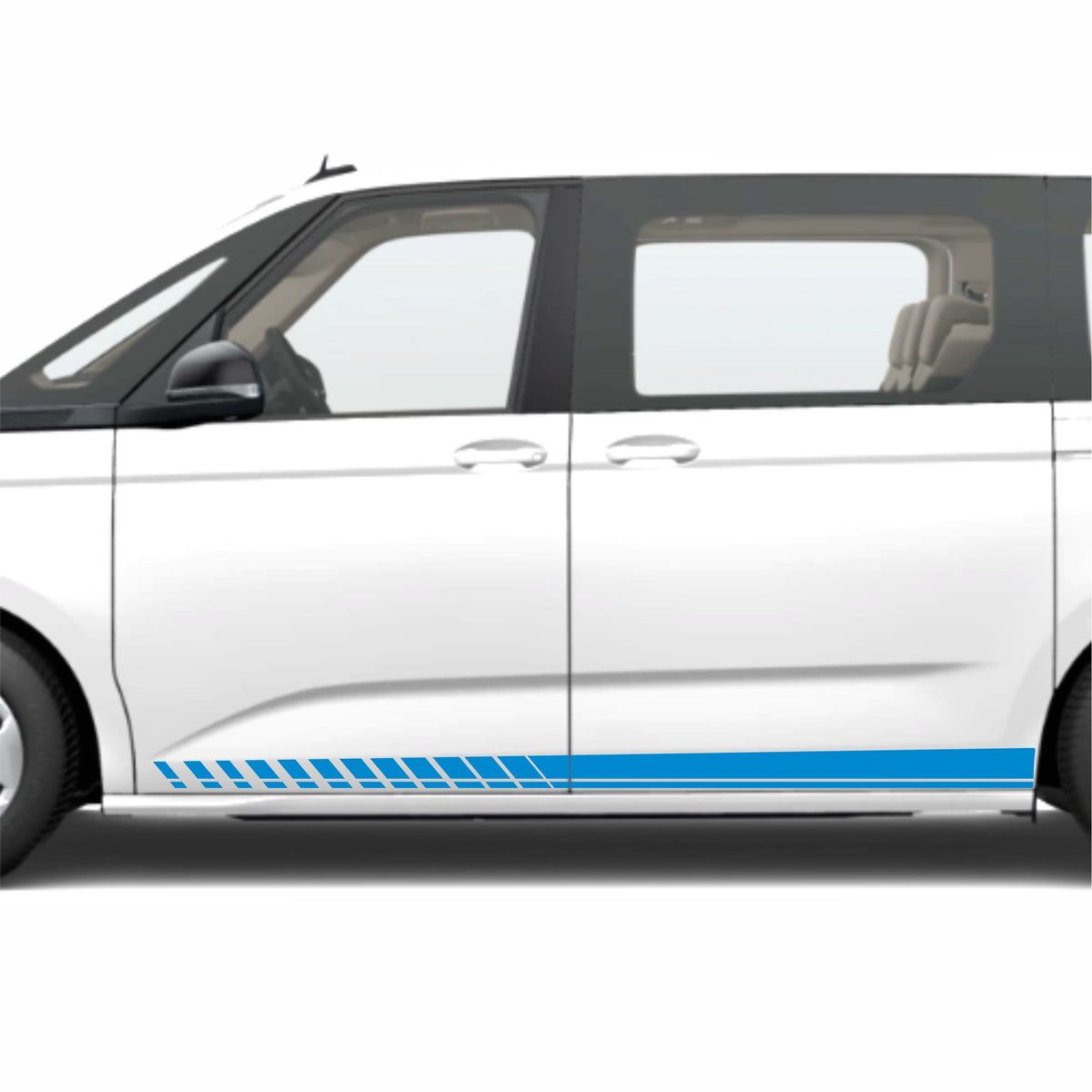 Seitenstreifen mit Wunschtext passend für VW T7 Multivan - FOTOFOL
