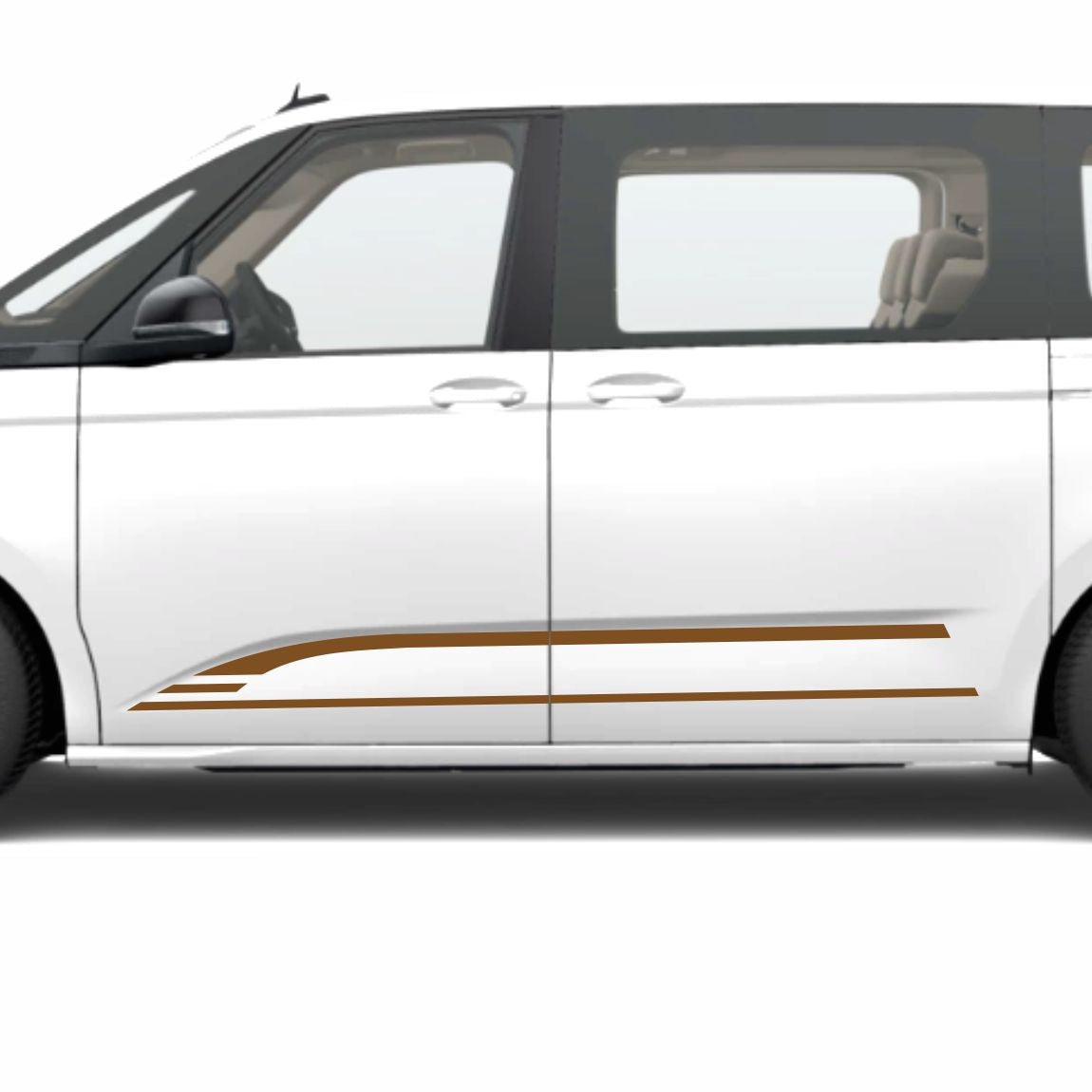 Seitenstreifen Edition mit Wunschtext passend für VW T7 Multivan - FOTOFOL