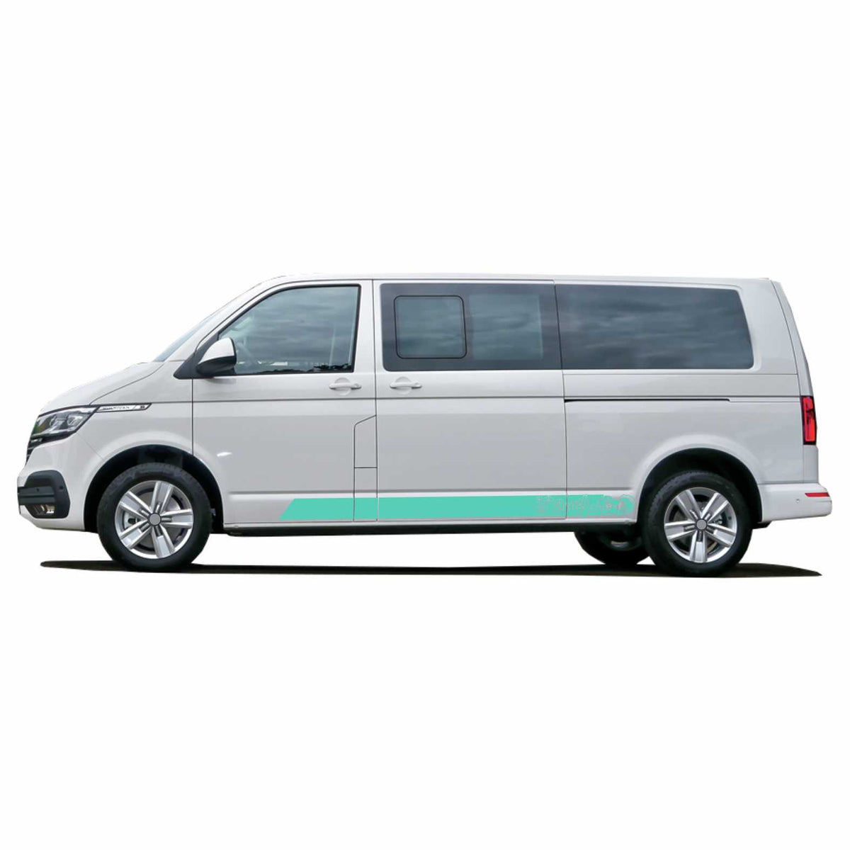 Seitenstreifen passend für VW California Beach T6.1, T6, T5, Seitenaufkleber Autoaufkleber - FOTOFOL