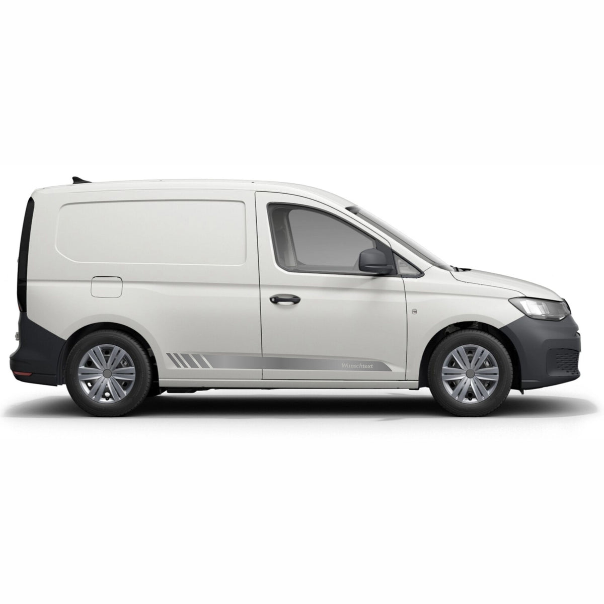 Seitenstreifen Aufkleber Wunschtext passt für VW Caddy - FOTOFOL