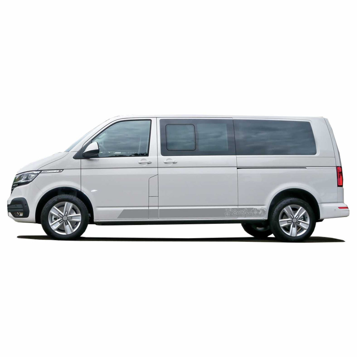 Seitenstreifen passend für VW California Beach T6.1, T6, T5, Seitenaufkleber Autoaufkleber - FOTOFOL