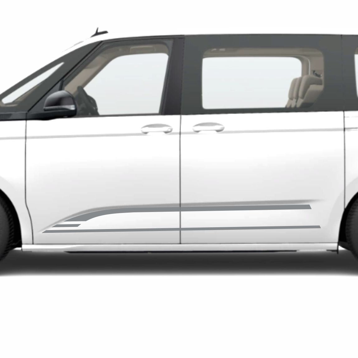 Seitenstreifen Edition mit Wunschtext passend für VW T7 Multivan - FOTOFOL