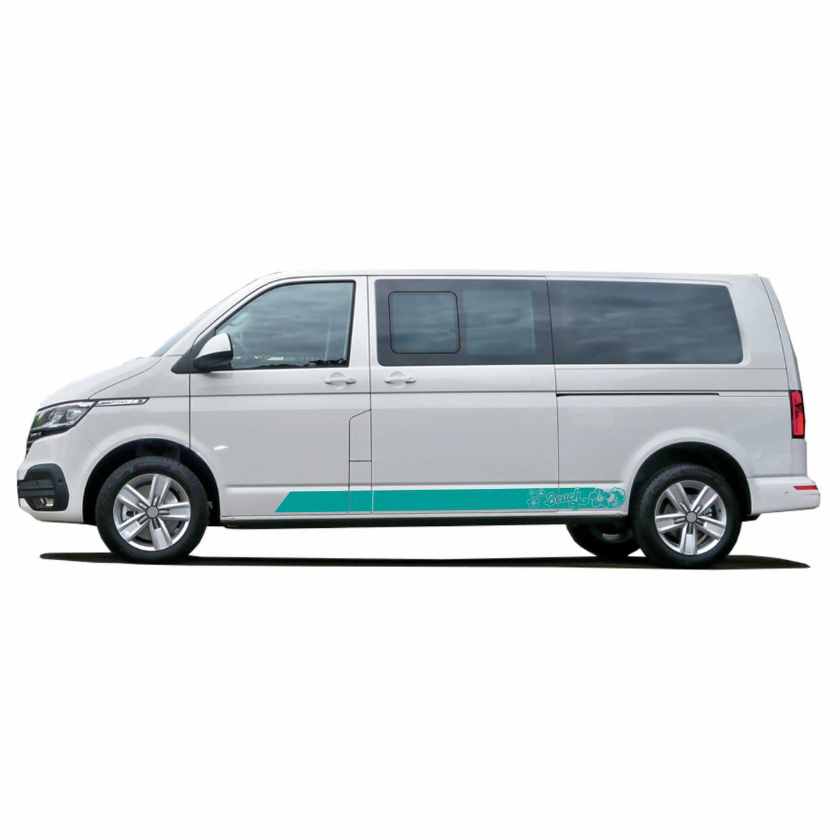 Seitenstreifen passend für VW California Beach T6.1, T6, T5, Seitenaufkleber Autoaufkleber - FOTOFOL