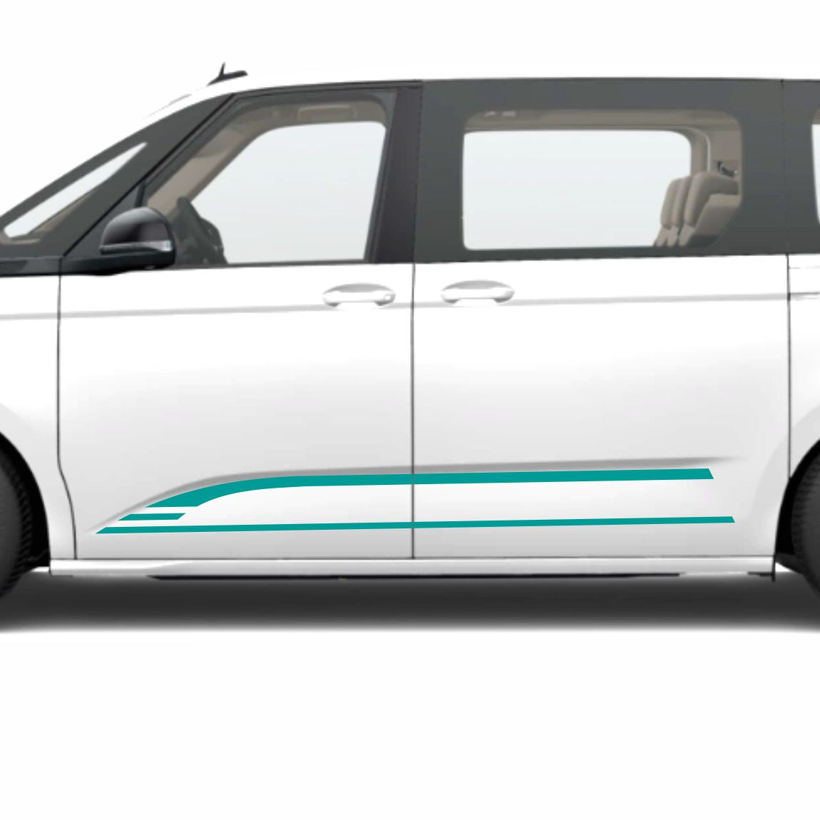 Seitenstreifen Edition mit Wunschtext passend für VW T7 Multivan - FOTOFOL