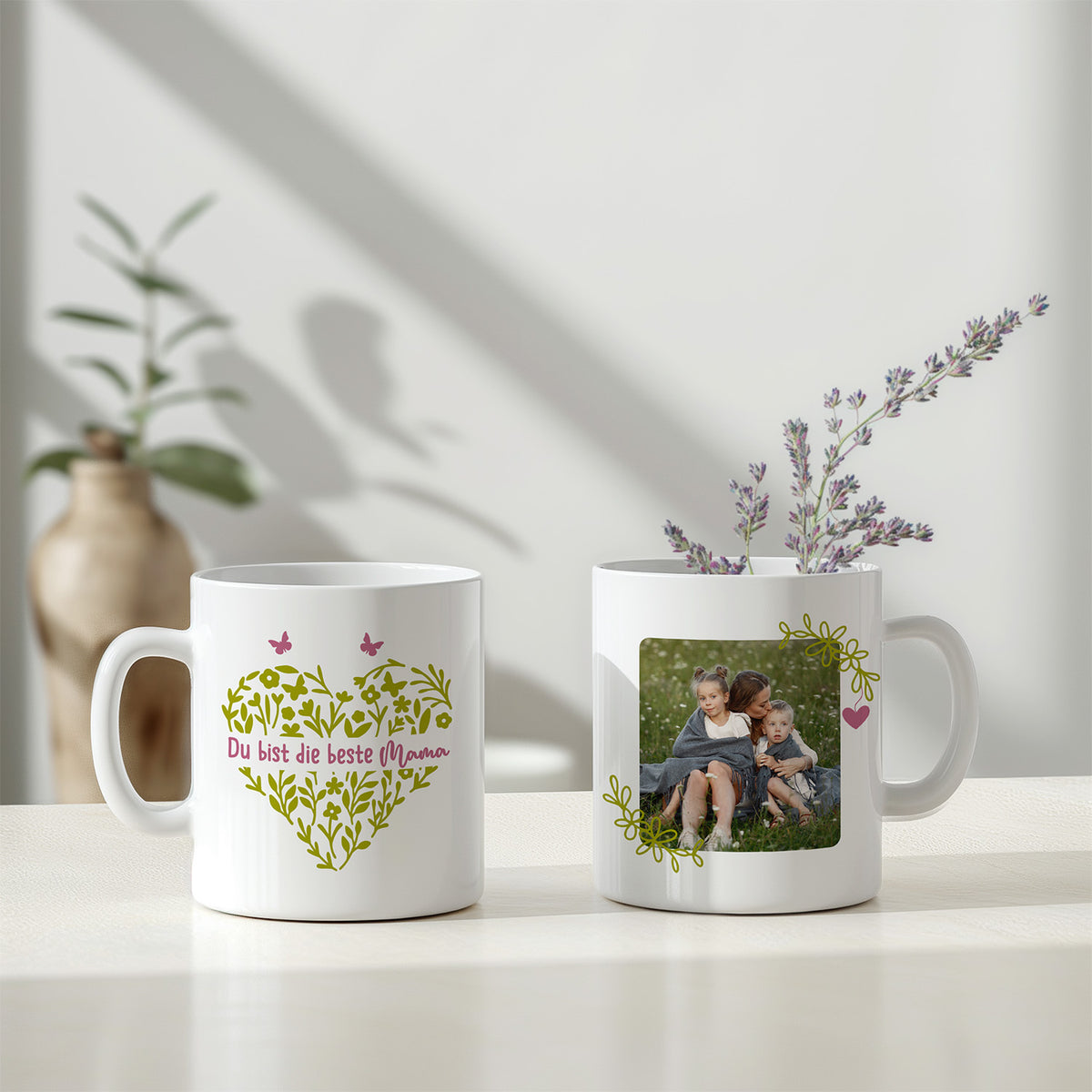 Personalisierte Tasse - Du bist die beste Mama - FOTOFOL