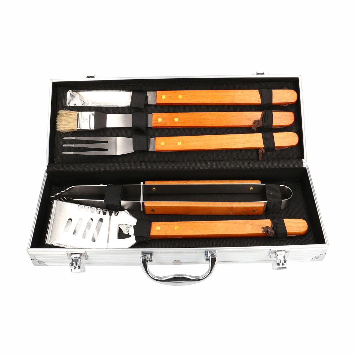 Grillkoffer Personalisiert mit Gravur I ‎Grillzubehör 6-teilig - FOTOFOL