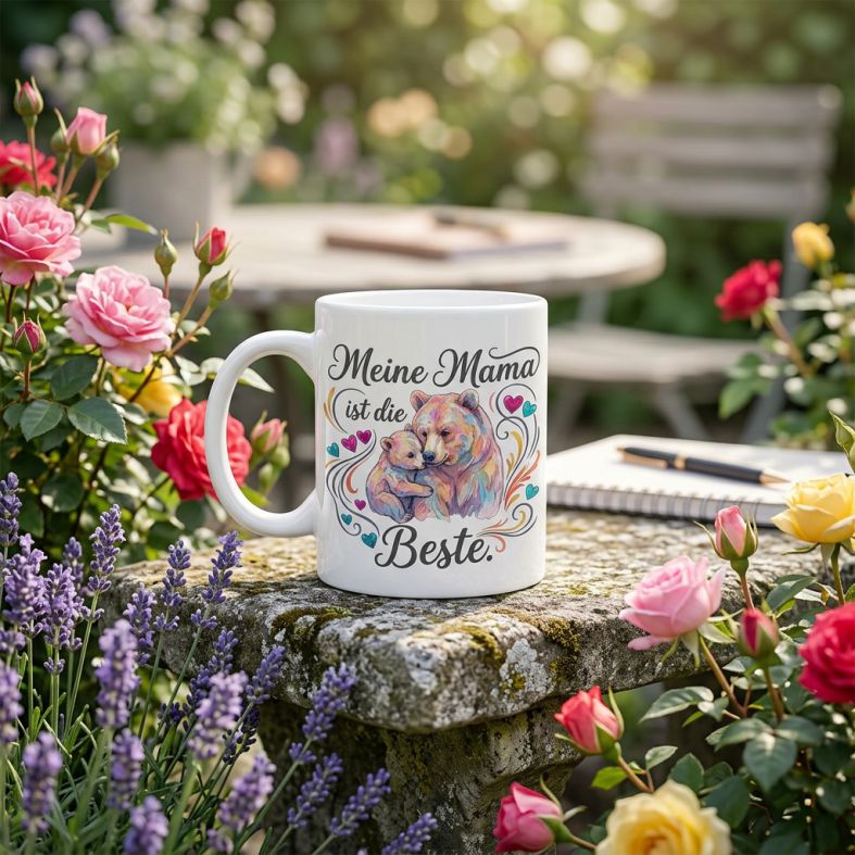FOTOFOL-Personalisierte Tasse - Meine Mama ist die Beste - personalisiert mit Wunschname
