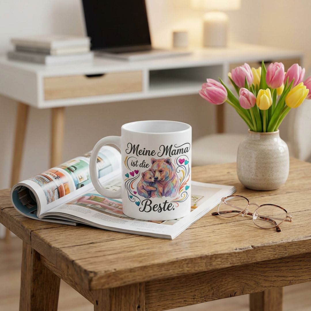 FOTOFOL-Personalisierte Tasse - Meine Mama ist die Beste - personalisiert mit Wunschname