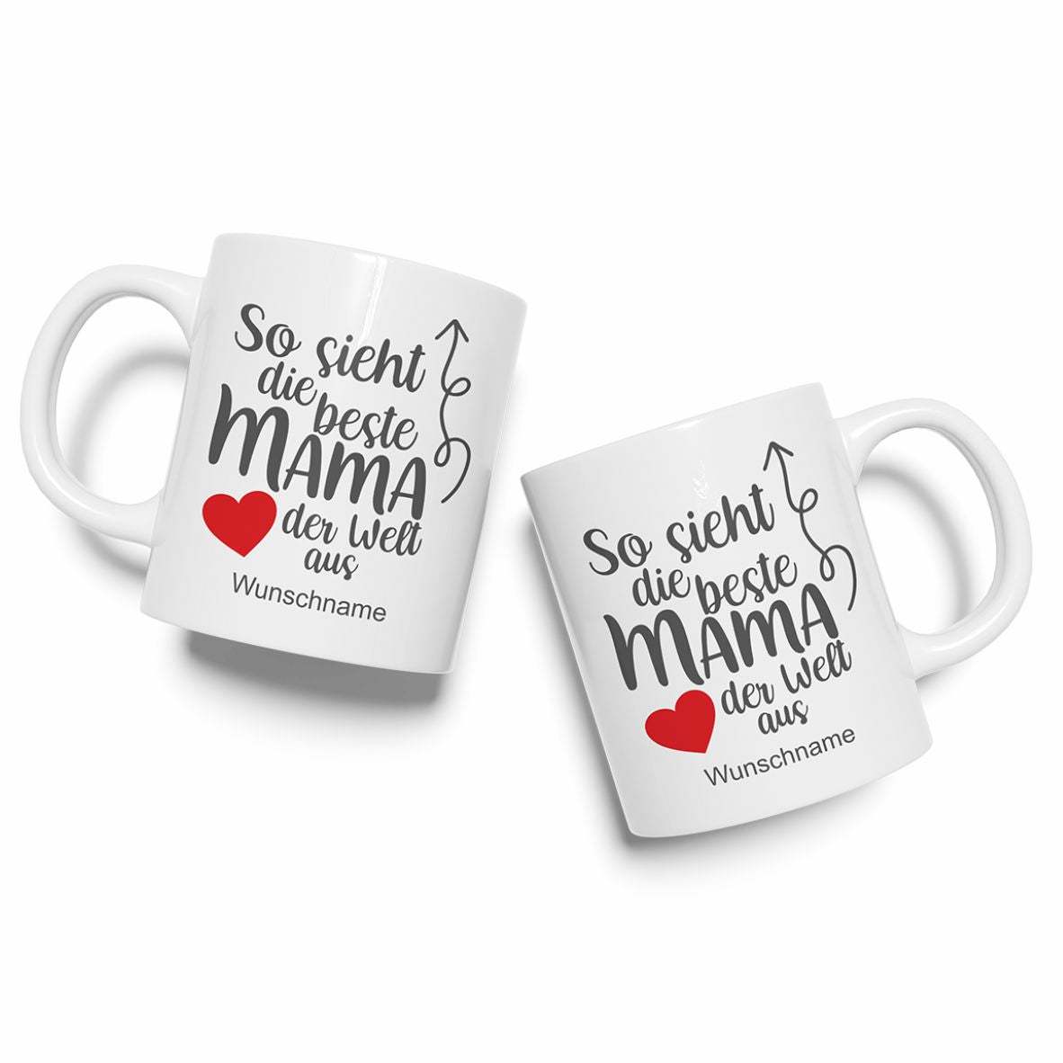 FOTOFOL - Personalisierte Tasse - So sieht die beste MAMA der Welt aus - personalisiert mit Wunschname