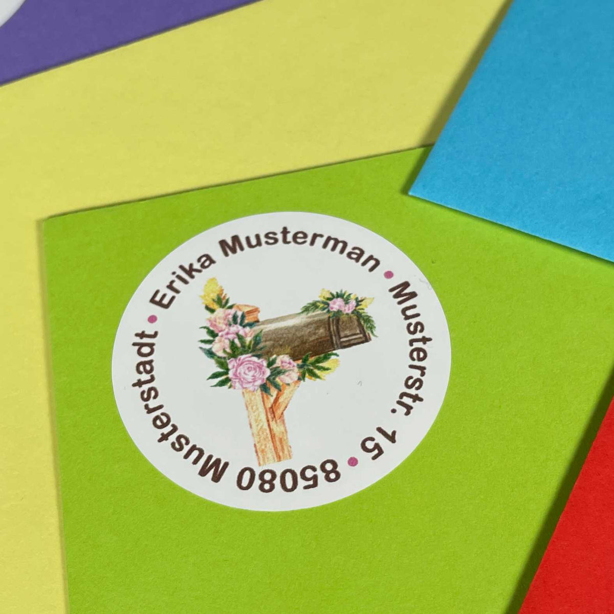 FOTOFOL Individuelle Adressaufkleber mit vielen Motiven & Farben | Kleine Adressaufkleber & Adressetiketten selbst gestalten |   Adressetiketten/Adressaufkleber in höchster Qualität |  Ideal für das Versenden Ihrer Briefe oder Pakete