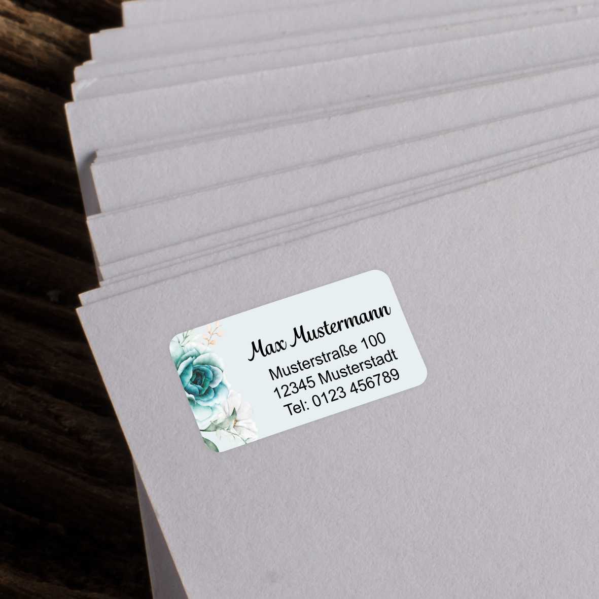 FOTOFOL Individuelle Adressaufkleber mit vielen Motiven & Farben | Kleine Adressaufkleber & Adressetiketten selbst gestalten |   Adressetiketten/Adressaufkleber in höchster Qualität |  Ideal für das Versenden Ihrer Briefe oder Pakete