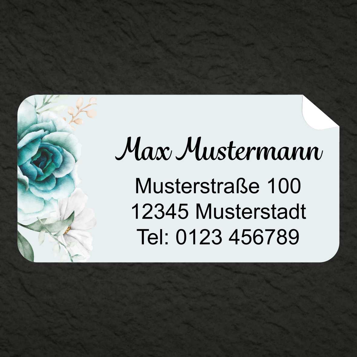 FOTOFOL Individuelle Adressaufkleber mit vielen Motiven & Farben | Kleine Adressaufkleber & Adressetiketten selbst gestalten |   Adressetiketten/Adressaufkleber in höchster Qualität |  Ideal für das Versenden Ihrer Briefe oder Pakete