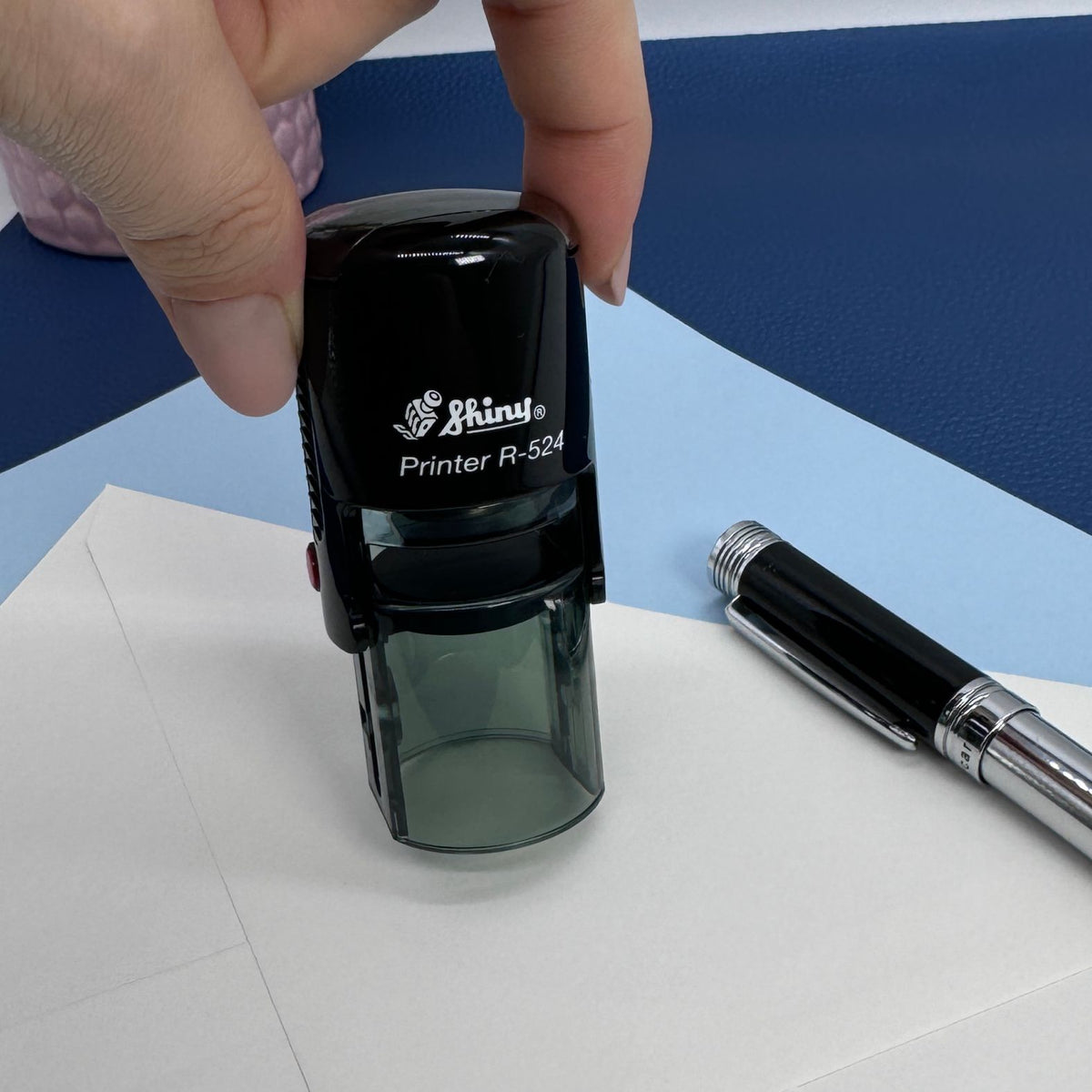 Personalisierter Stempel Ø 24mm - FOTOFOL