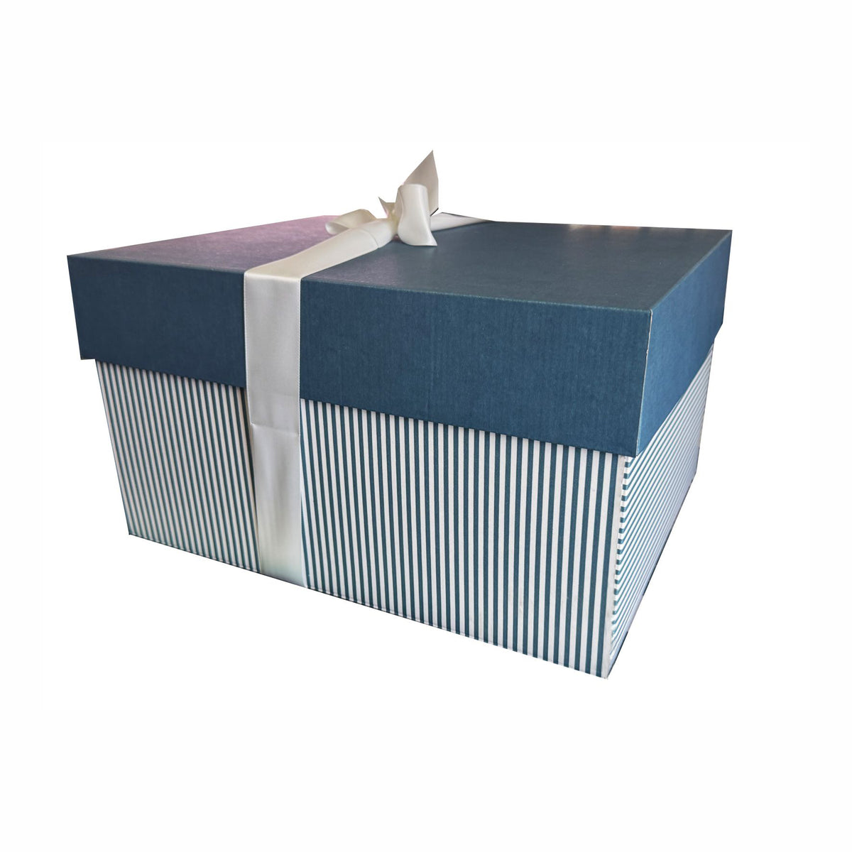 3er Set Geschenkboxen – in Klein, Medium und Groß mit Deckel und weißer Schleife - FOTOFOL