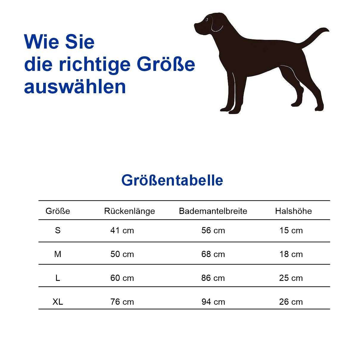 FOTOFOL - Hunde-Bademantel mit Kapuze aus Mikrofaser PERSONALISIERT mit Name
