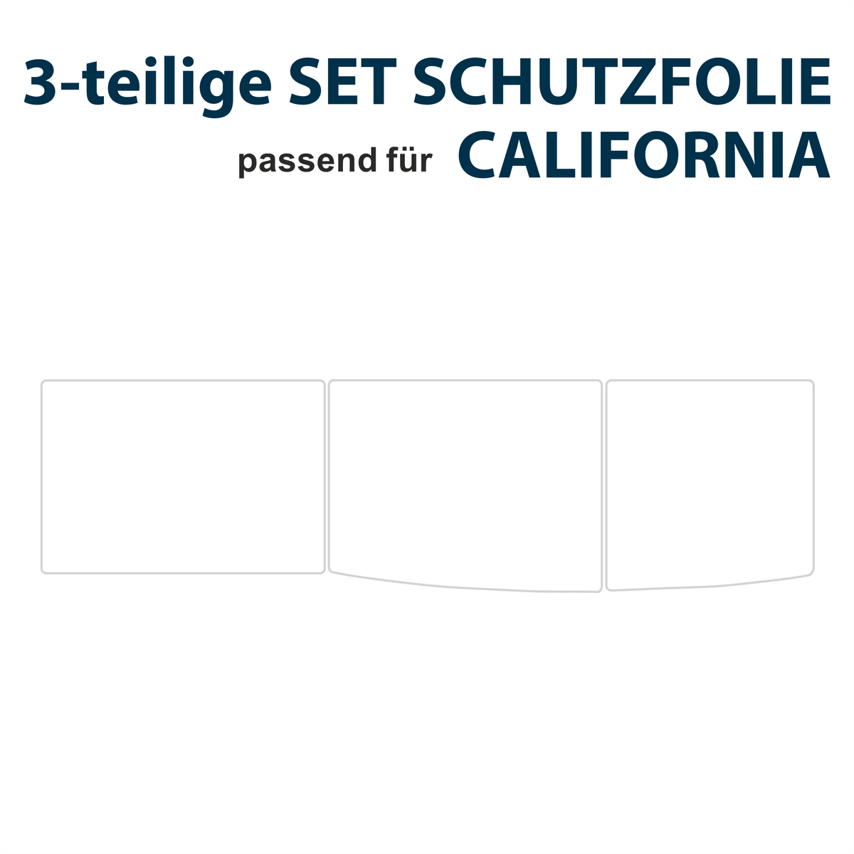 Schutzfolien Auto-Set, passend für VW T6.1 oder T6 California - Schutz für Glass-Abdeckung vom Kühlschrank, Kochfeld, Spülbecken mit verschiedenen Motiven - FOTOFOL