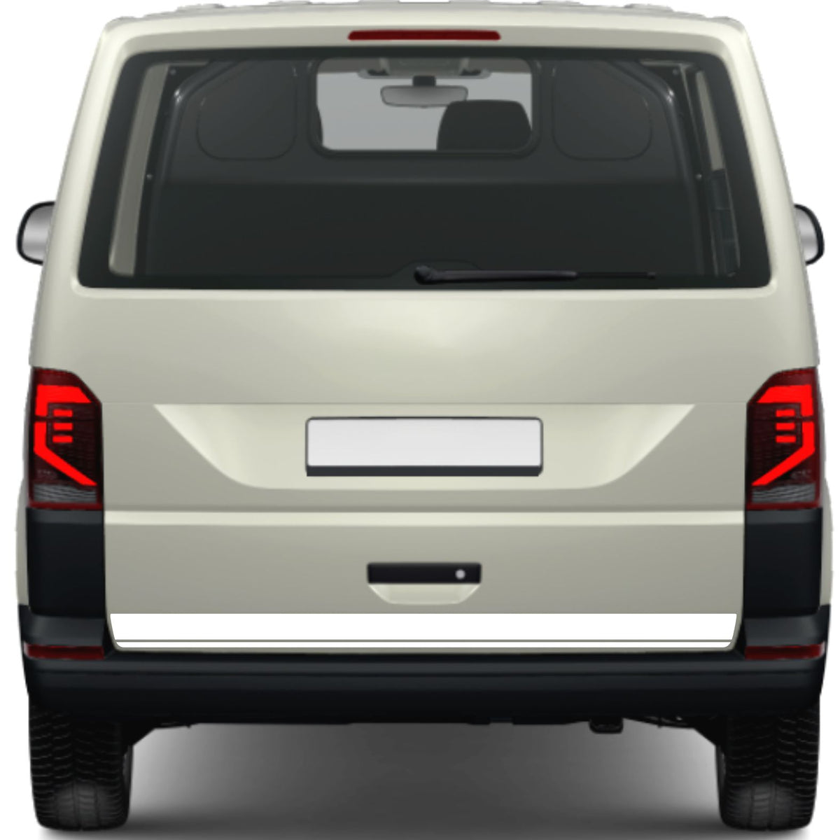 FOTOFOL - Heckklappen Heckstreifen Aufkleber Wunschtext passend für VW T6.1 T6 T5 Multivan Bulli