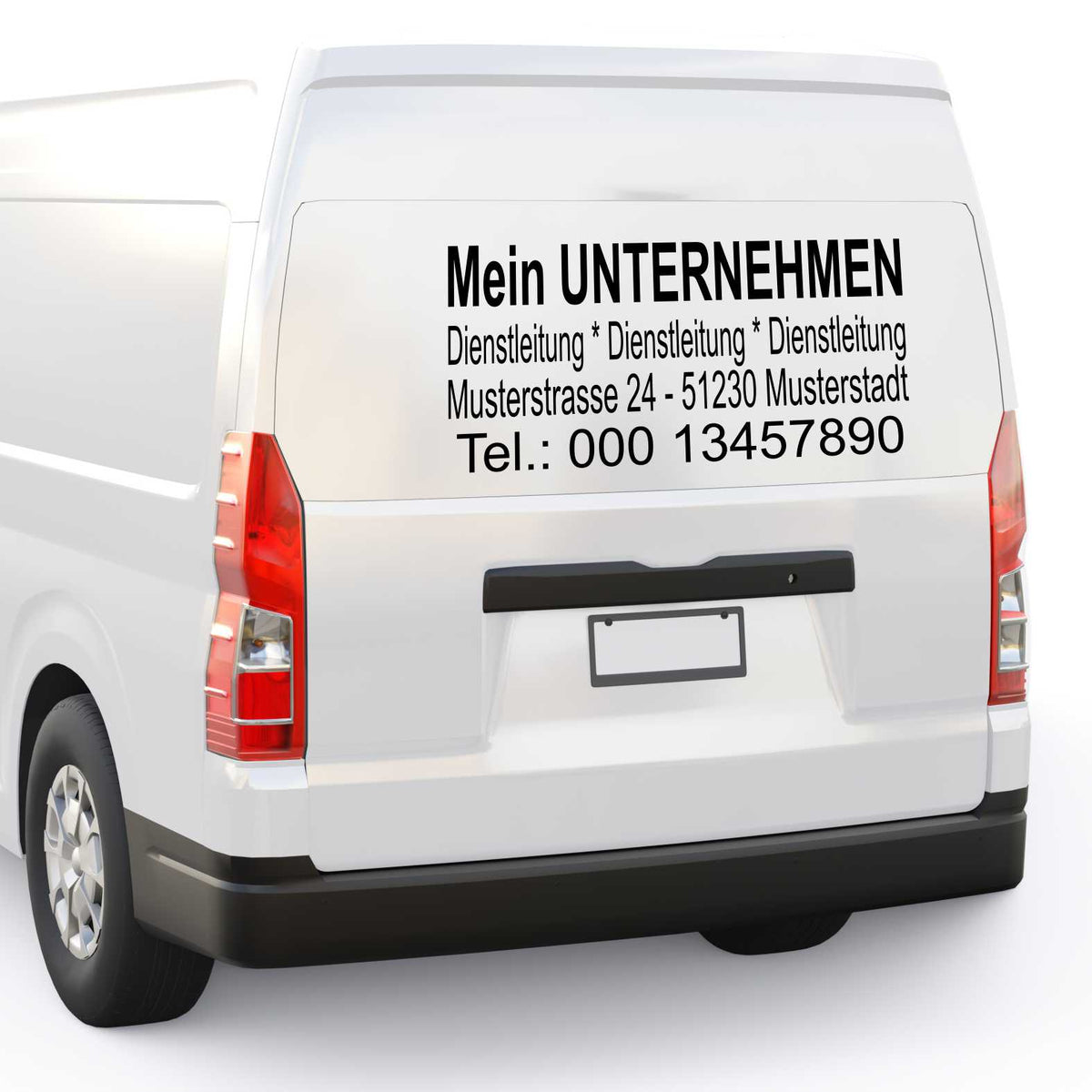 Autoaufkleber - Werbung Türaufkleber Heckaufkleber mit Designgestaltung - FOTOFOL