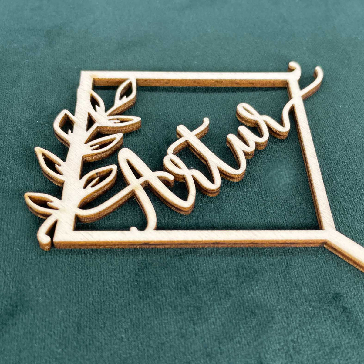 CAKE TOPPER  Wunschname personalisiert Quadrat- Tortendeko & Kuchendeko - FOTOFOL
