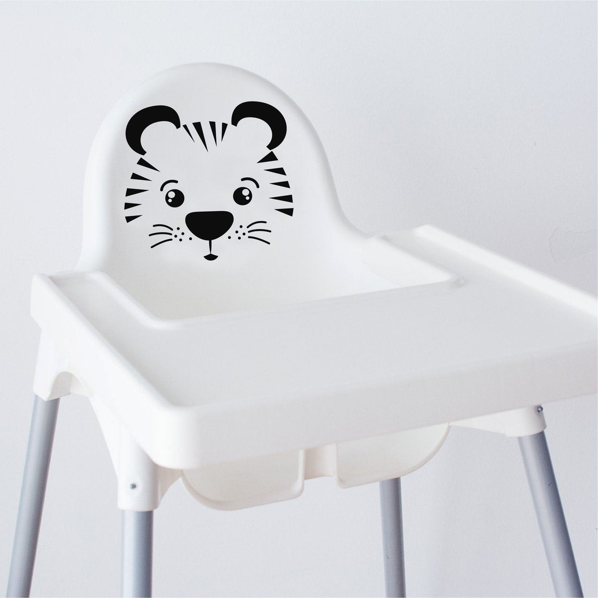 Aufkleber Sticker Tiger passt für IKEA ANTILOP MAMMUT Kinderstuhl Hocker Kinder - FOTOFOL