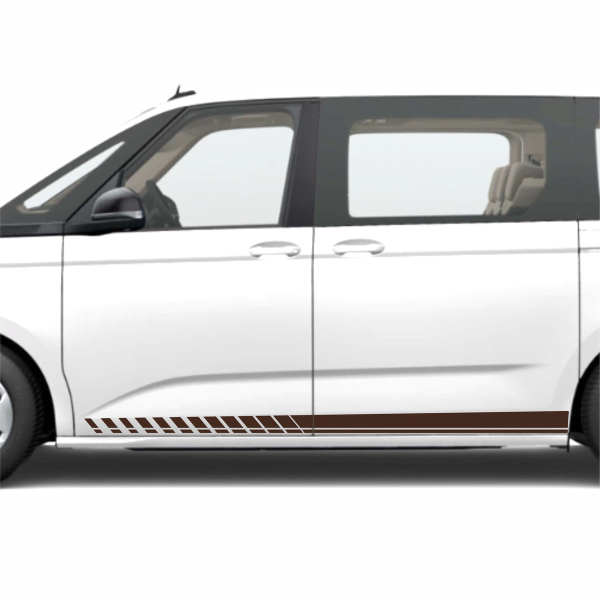 Seitenstreifen mit Wunschtext passend für VW T7 Multivan - FOTOFOL
