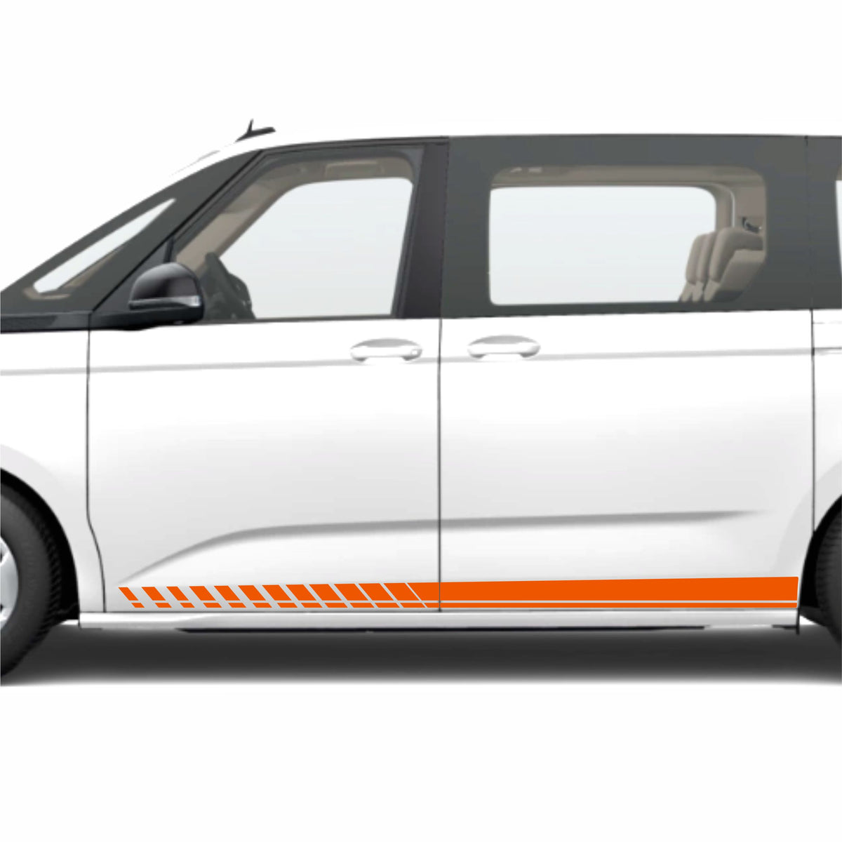 Seitenstreifen mit Wunschtext passend für VW T7 Multivan - FOTOFOL