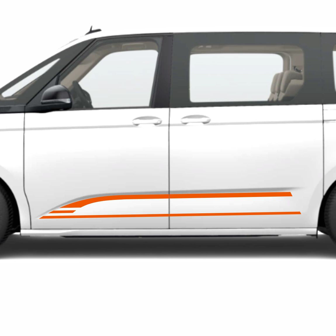 Seitenstreifen Edition mit Wunschtext passend für VW T7 Multivan - FOTOFOL
